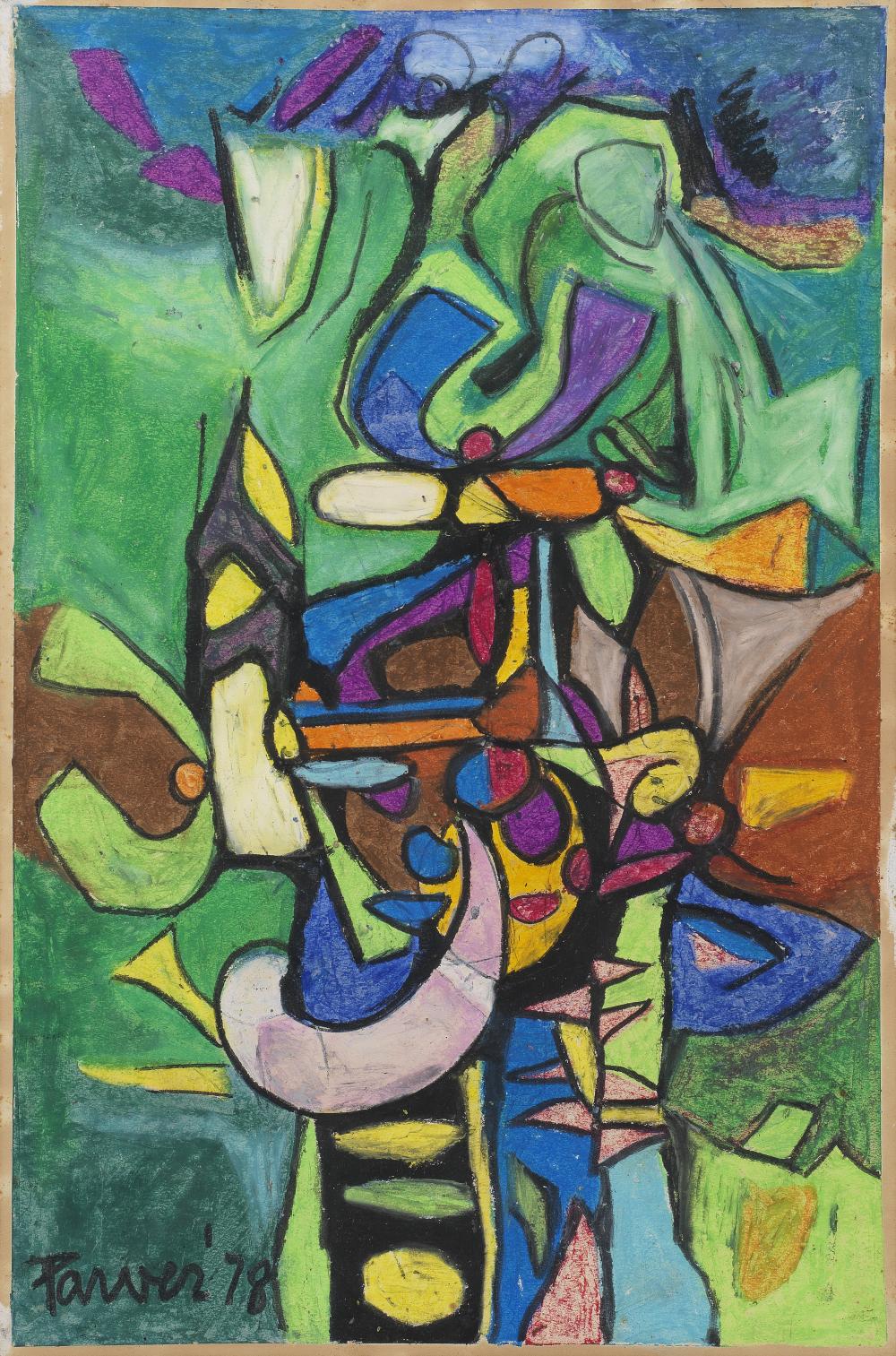 Ahmed Parvez comparable auction result: ahmed parvez pakistani 1926 1979 untitled