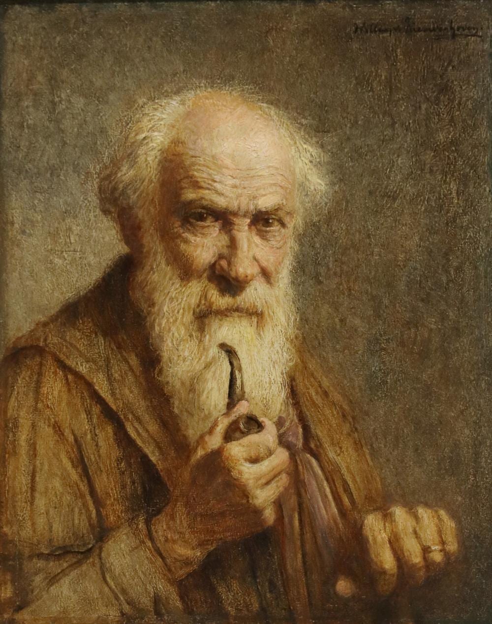 Willem van Nieuwenhoven comparable auction result: willem van nieuwenhoven d1973 portrait gentleman