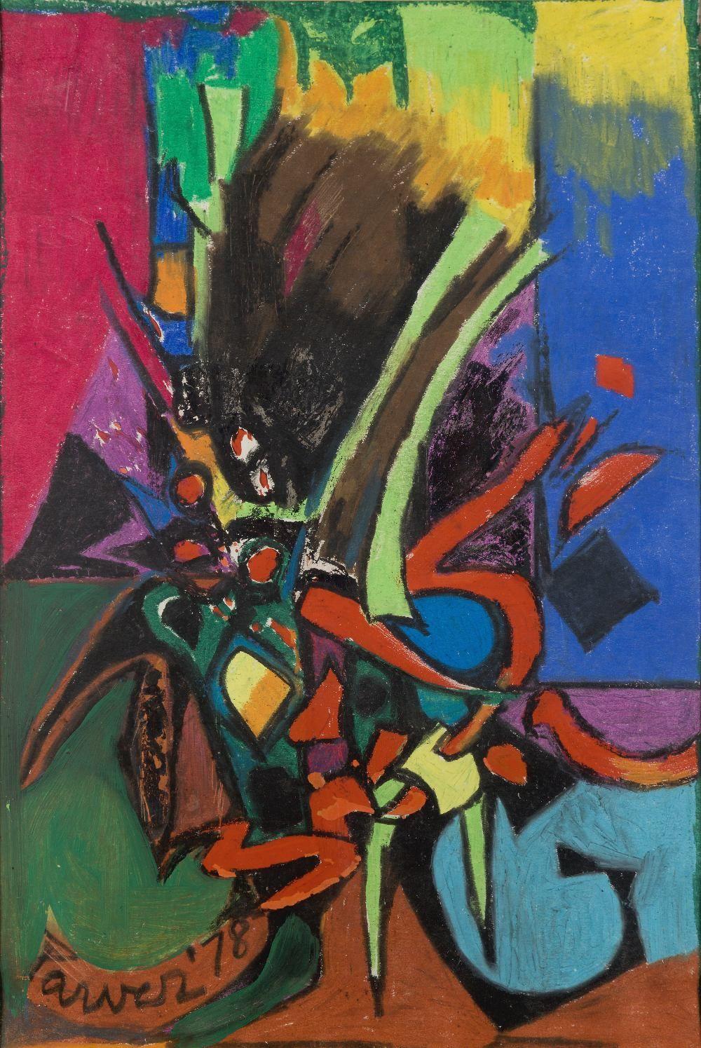 Ahmed Parvez comparable auction result: ahmed parvez pakistani 1926 1979 untitled vas