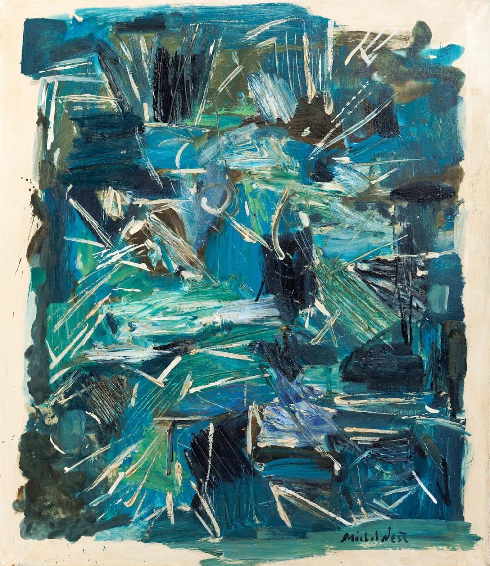 Michael West comparable auction result: michael west 1908 1991 american usa
