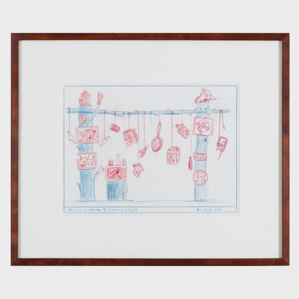Mark Dion comparable auction result: mark dion b 1961 american landscape ii shooting gallery