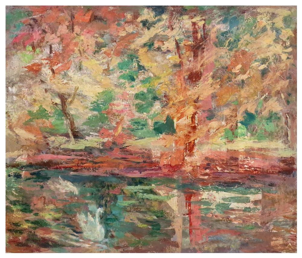 eugene van mierlo 1880 1972 attribu automne en for t de soignes · Accademia Fine Art · 2023-06-14 Eugene van Mierlo comparable auction result: eugene van mierlo 1880 1972 attribu automne en for t de soignes