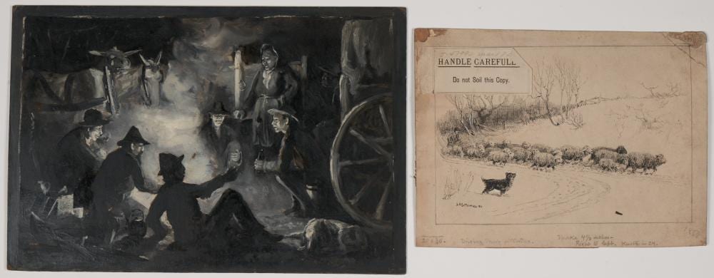 John Austin Sands Monks comparable auction result: john austin sands monks american 1850 1917