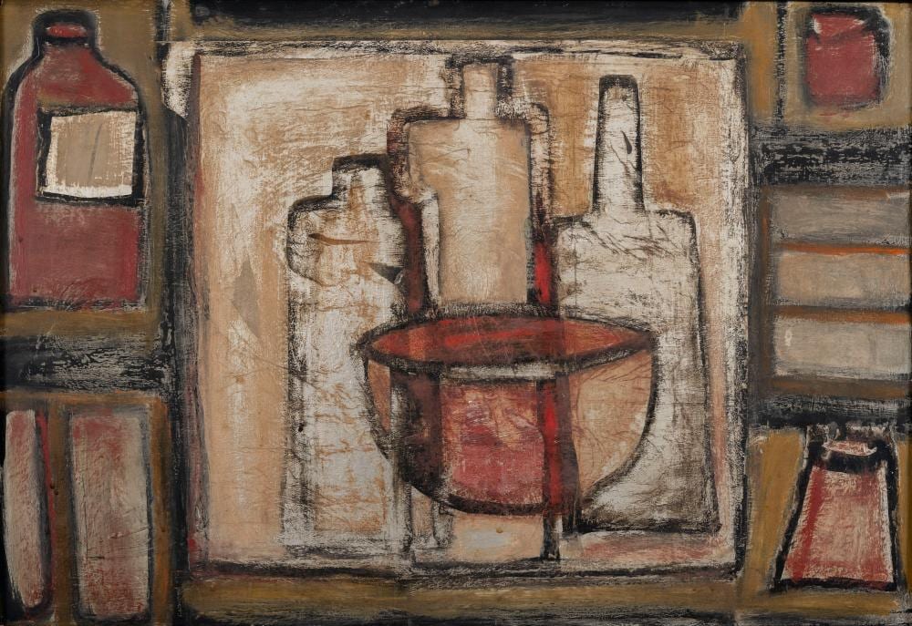 Carlos Rojas - Sin ti­tulo, de la serie Botellas comparable sale