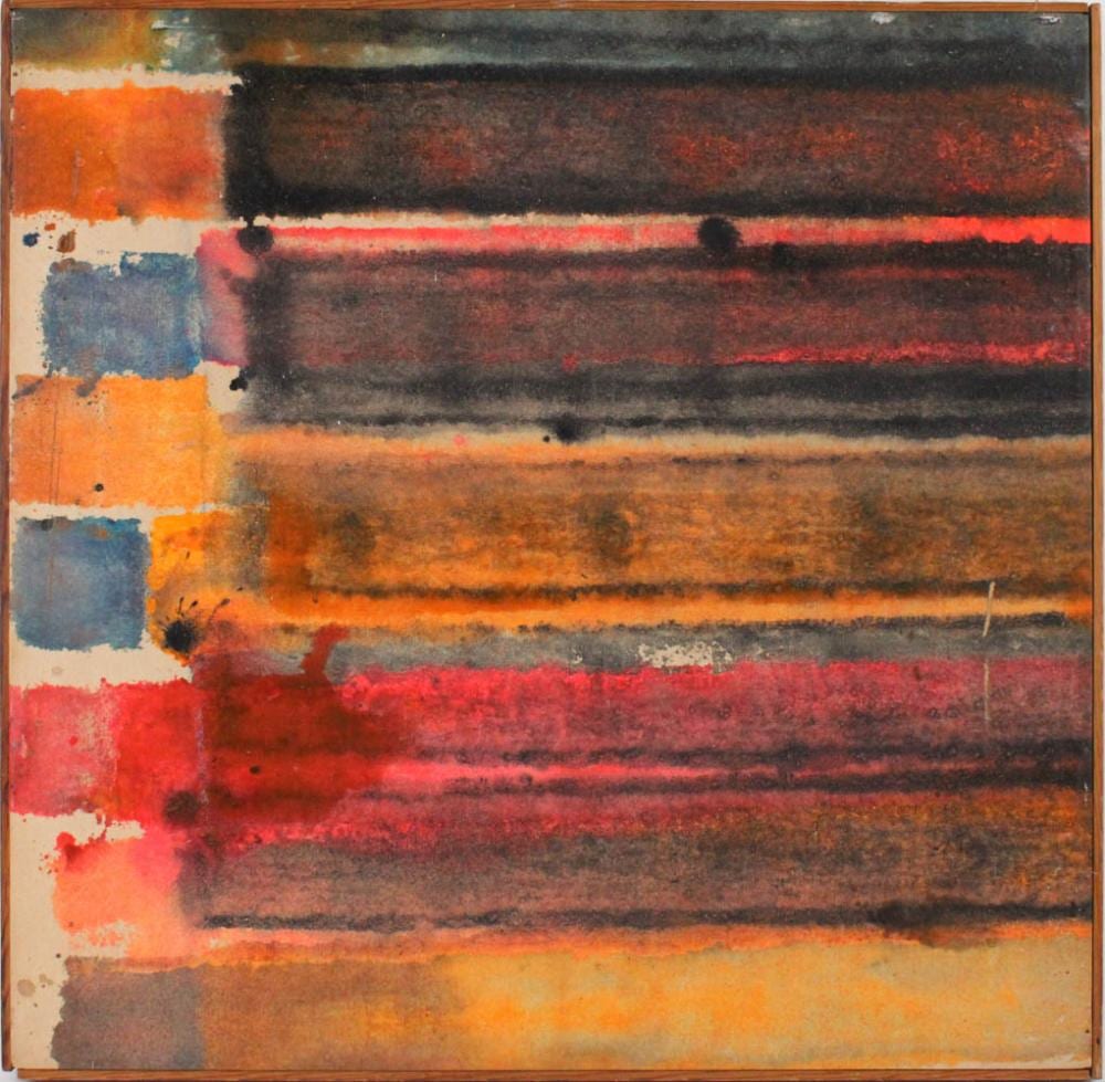 Thornton Willis comparable auction result: thornton willis wash on canvas abstract
