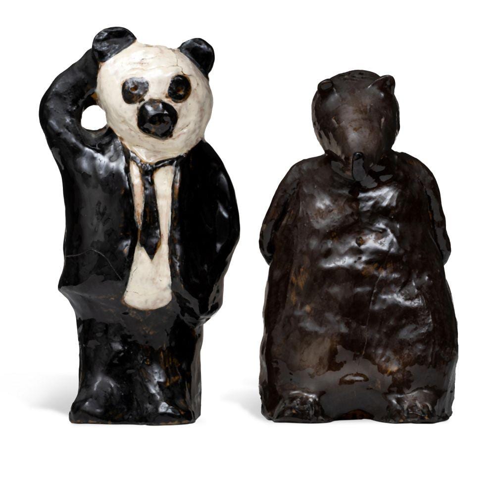 David (1946) Weiss comparable auction result: ratte und b r als salz und pfefferstreuer