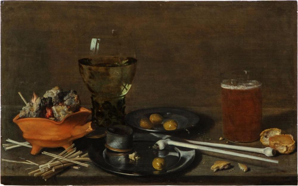 still life with a large glass of wine and clay pipes nature morte au grand verre de vin et aux pipes · Sotheby's · 2023-06-13 Pieter (1597) Claesz comparable auction result: still life with a large glass of wine and clay pipes nature morte au grand verre de vin et aux pipes