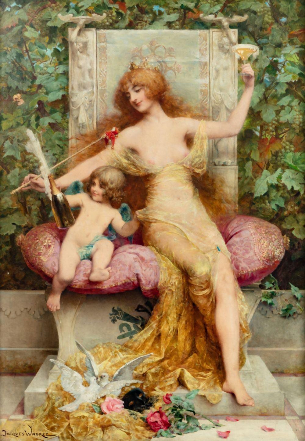 Jacques Clément Wagrez comparable auction result: mousse de champagne