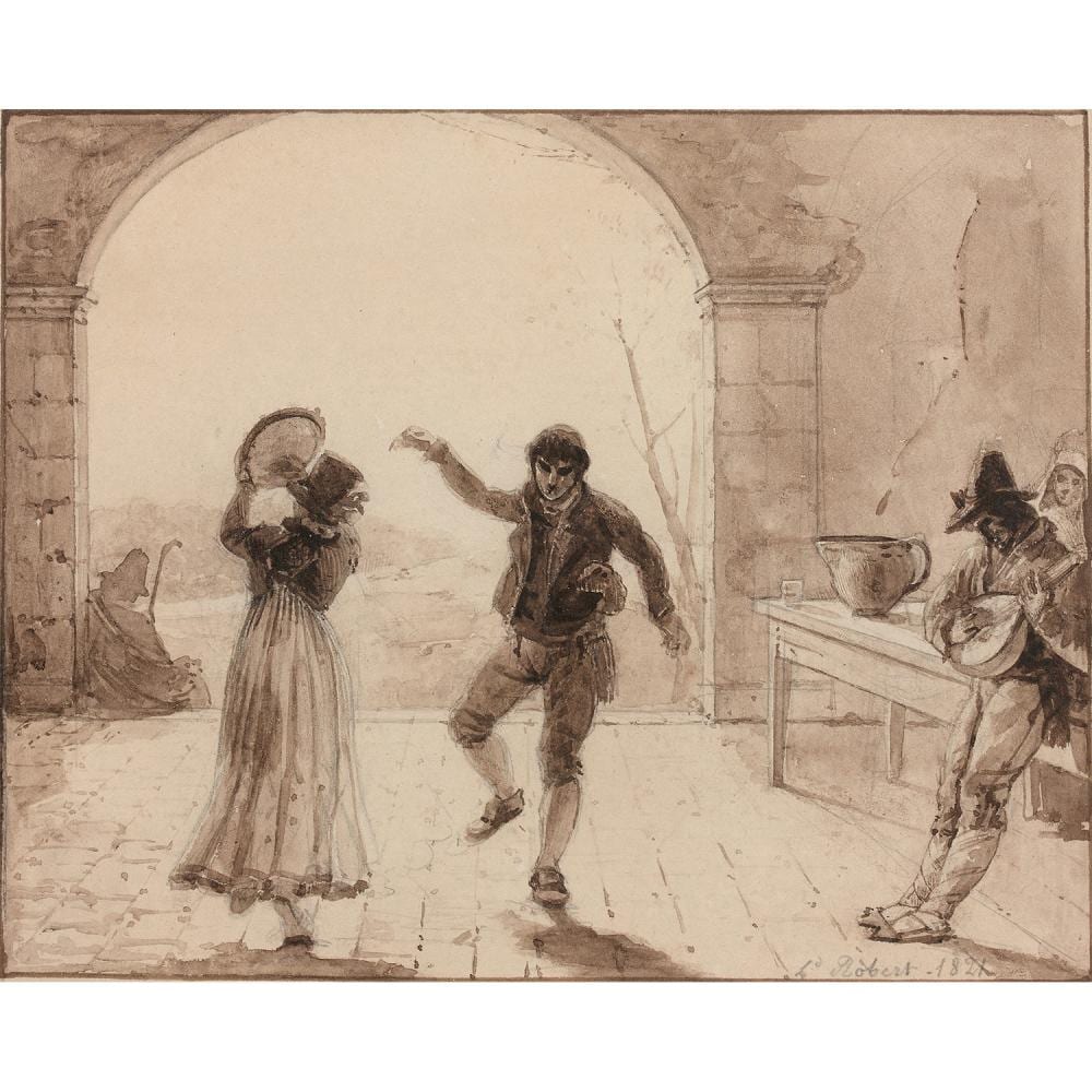 l opold robert platures 1794 venise 1835 · Tajan · 2023-06-21 Léopold Robert comparable auction result: l opold robert platures 1794 venise 1835