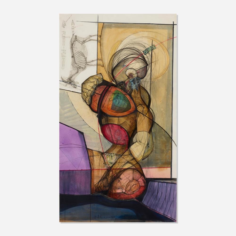 Howard Hancock Newman comparable auction result: howard hancock newman untitled