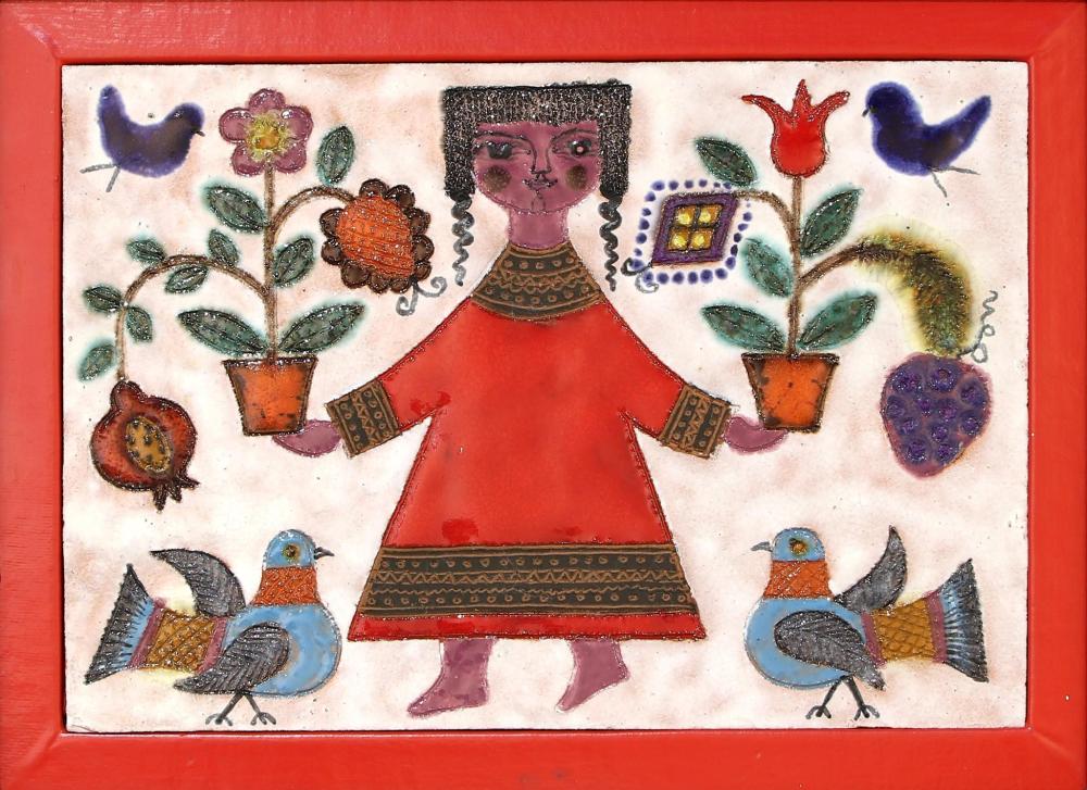 Irene Awret comparable auction result: irene awret german 1921 2014 ceramic on terracotta