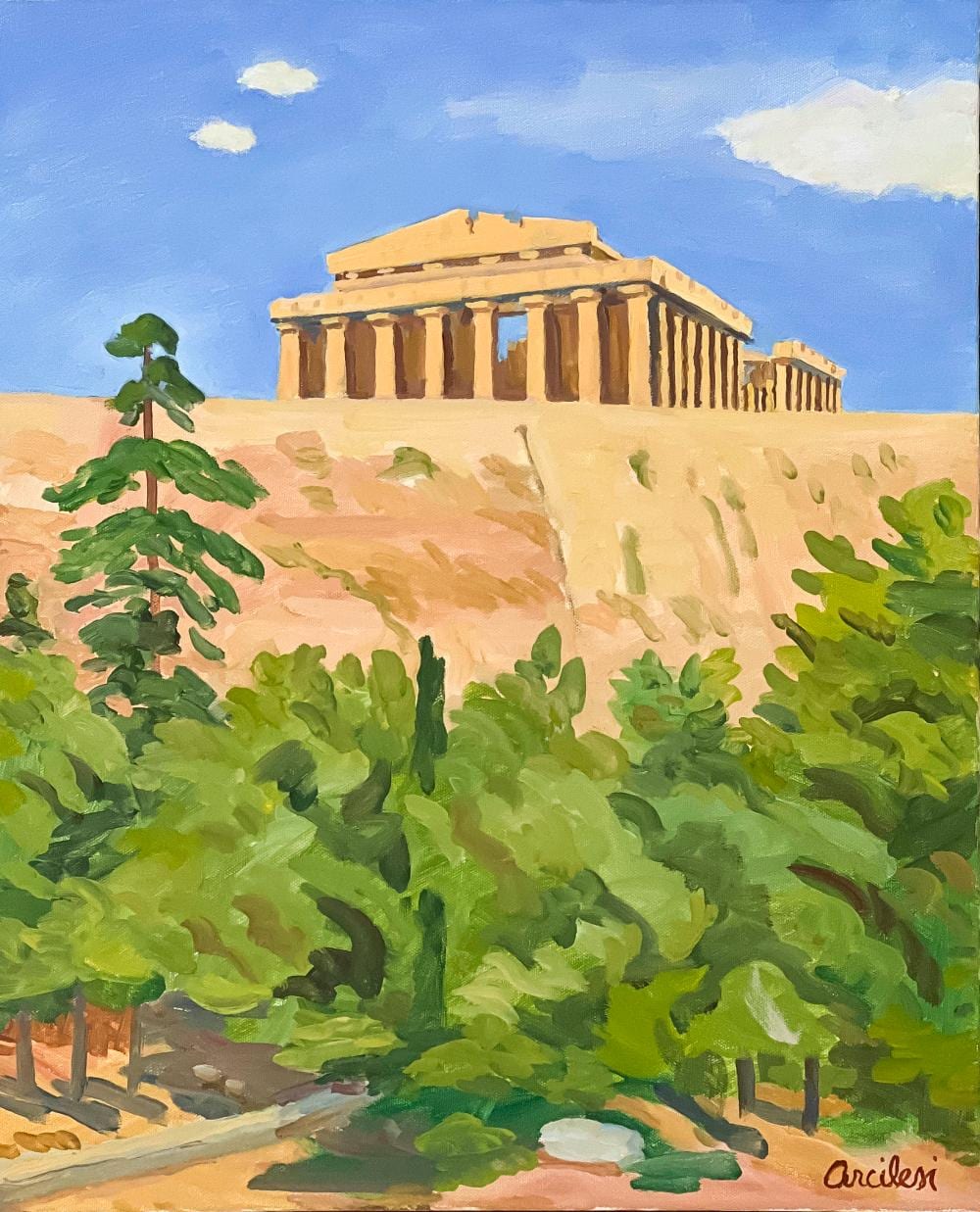Vincent Arcilesi comparable auction result: vincent arcilesi the parthenon