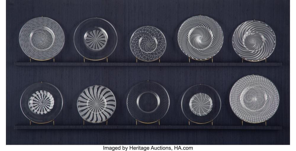 Josiah McElheny comparable auction result: josiah mcelheny b 1966 collection of glass concerning the search for infinity