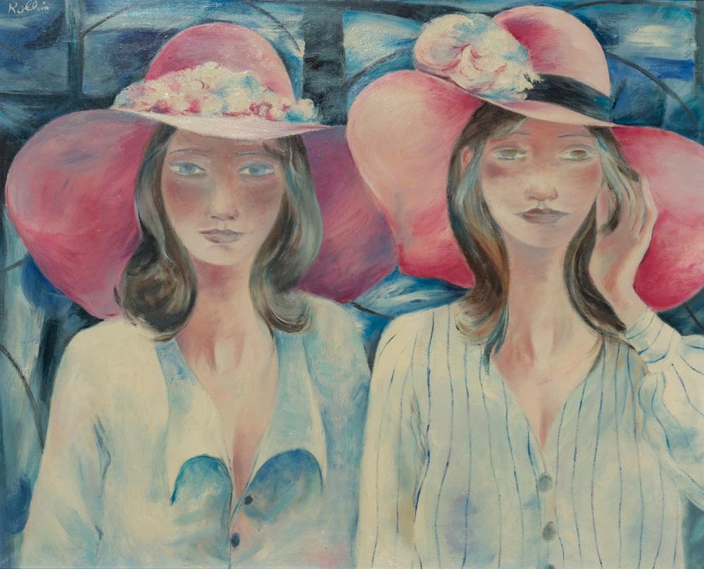 jordi roll n lahoz barcelona 1940 young people with hat oil on canvas signed in the upper left corner · Setdart Auction House · 2023-06-21 Jordi Rollán comparable auction result: jordi roll n lahoz barcelona 1940 young people with hat oil on canvas signed in the upper left corner