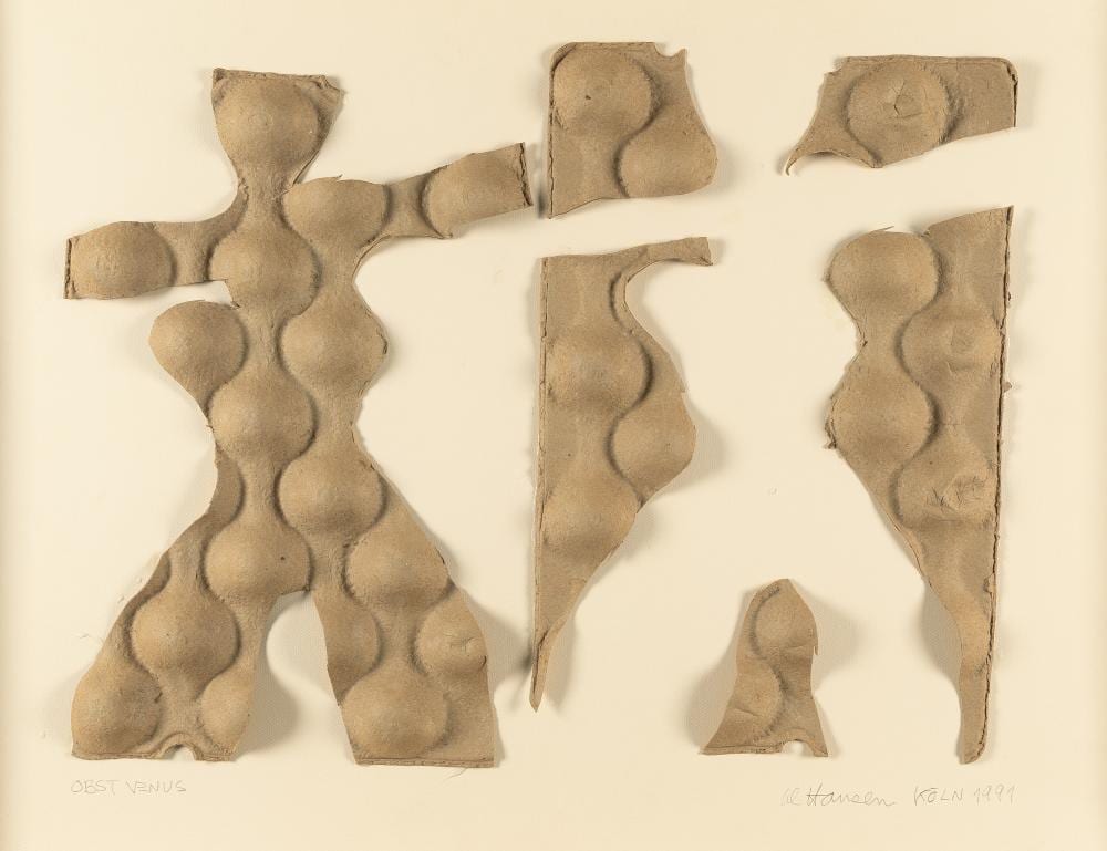 Al Hansen comparable auction result: al hansen 1927 new york k ln 1995 obst venus fruit venus