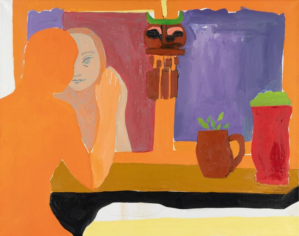 Rita Ackermann comparable auction result: rita ackermann 1968 budapest my mama liked this one my mama liked this one