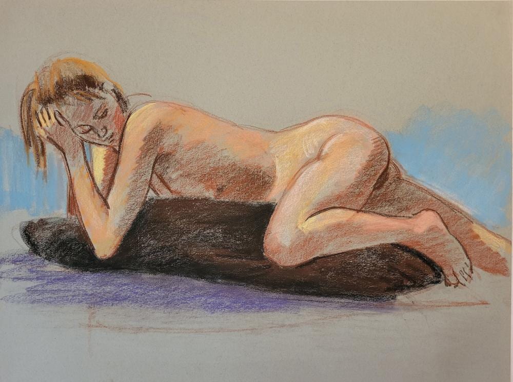 Vincent Arcilesi comparable auction result: vincent arcilesi untitled pastel on paper