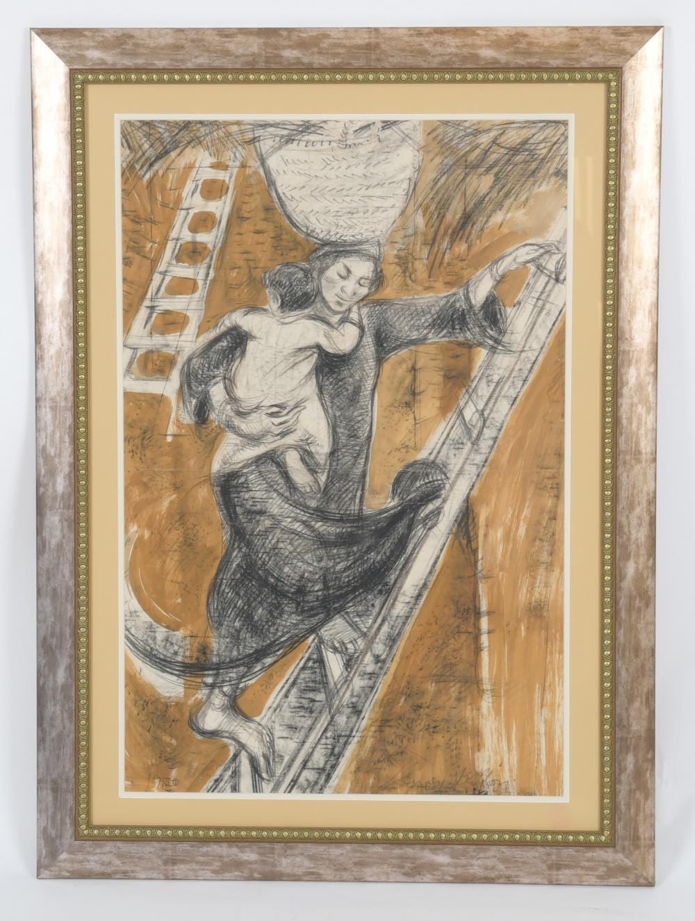 Margot Veillon comparable auction result: margo veillon 1907 2003 mixed media