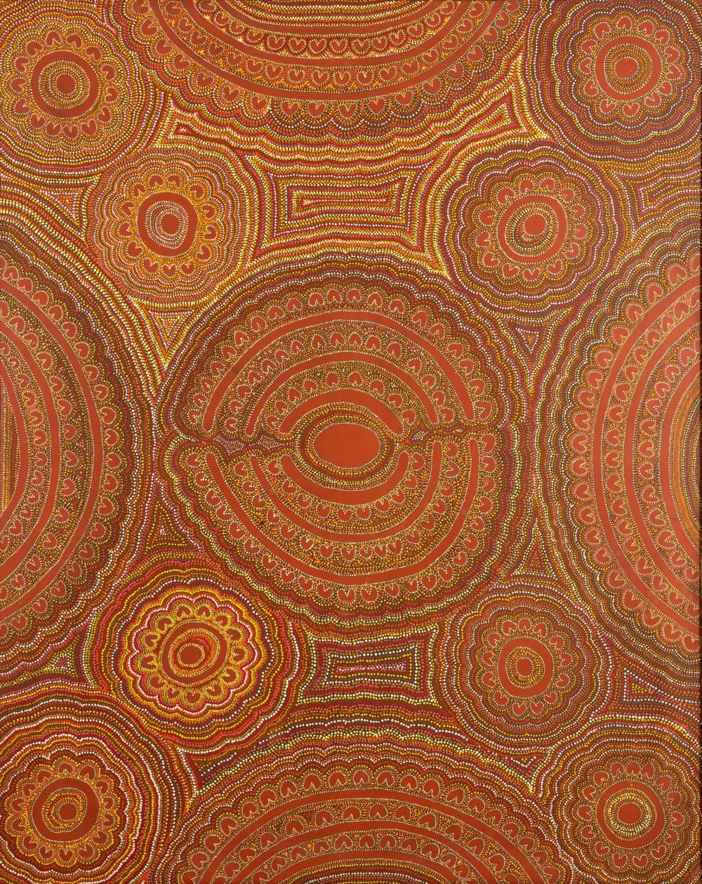 Lily Sandover Kngwarreye comparable auction result: lily sandover kngwarreye 1942 2003 women s initiation ceremony