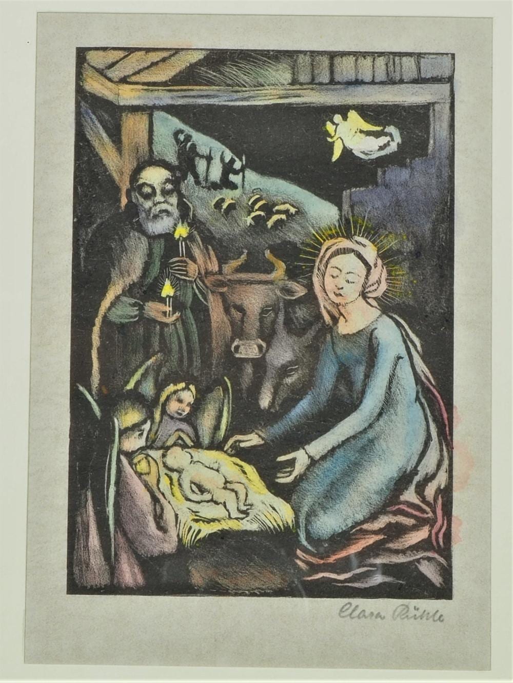 Clara Rühle comparable auction result: clara r hle 1885 stuttgart 1947 hayingen study folder with drawings and prints