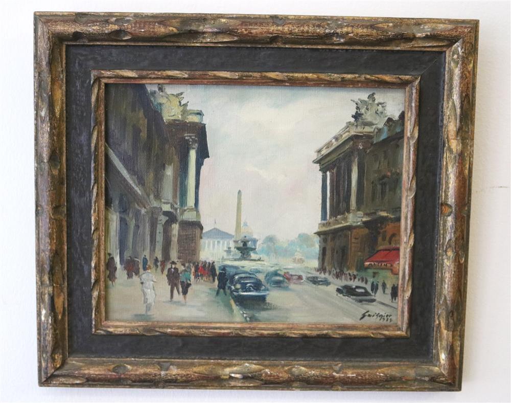 Fernand Guignier comparable auction result: fernand guignier french 1902 1972 place de la concorde and its obelisk 1954 oil on canvas signed and dated lower right hand corner