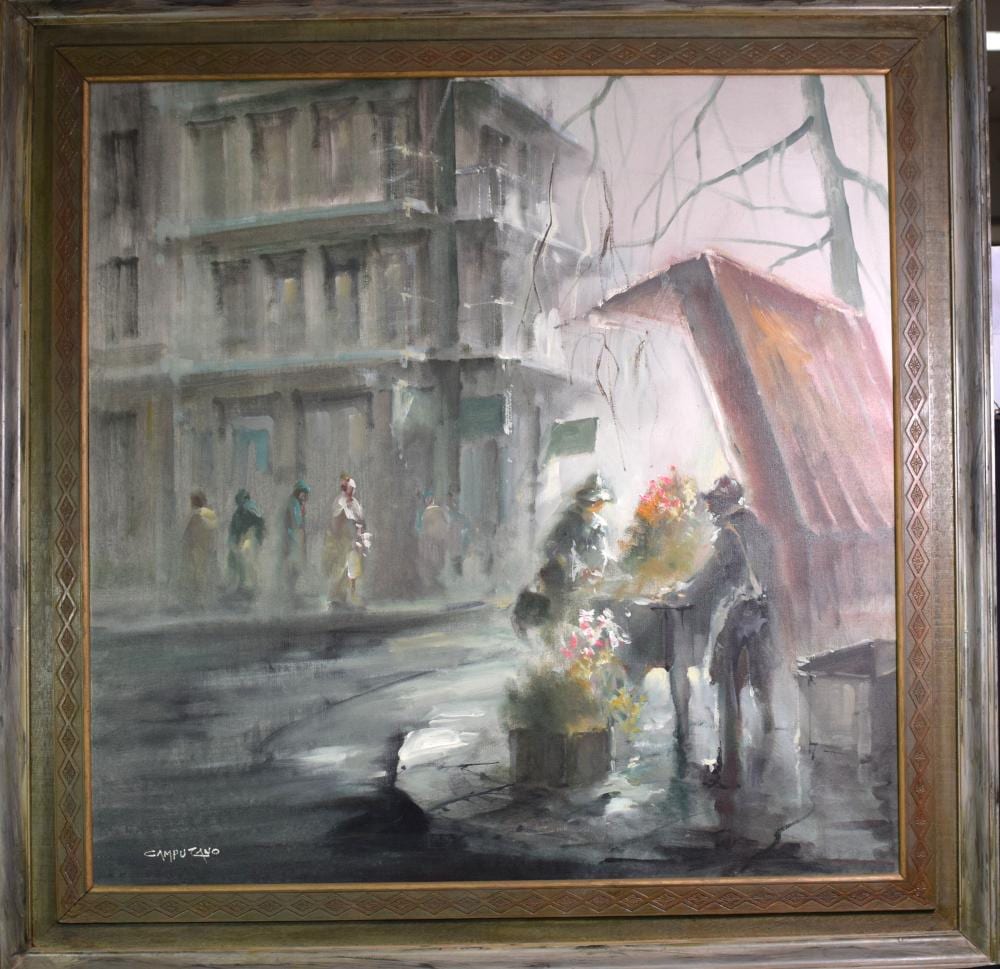 Jose Luis Campuzano comparable auction result: jose luis campuzano oil painting