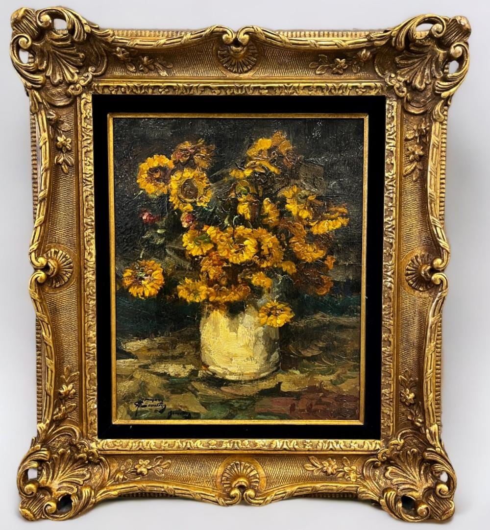 Herman Courtens comparable auction result: herman courtens 1884 1956 nature morte aux fleurs huile sur toile dimensions 44 x 52 cm