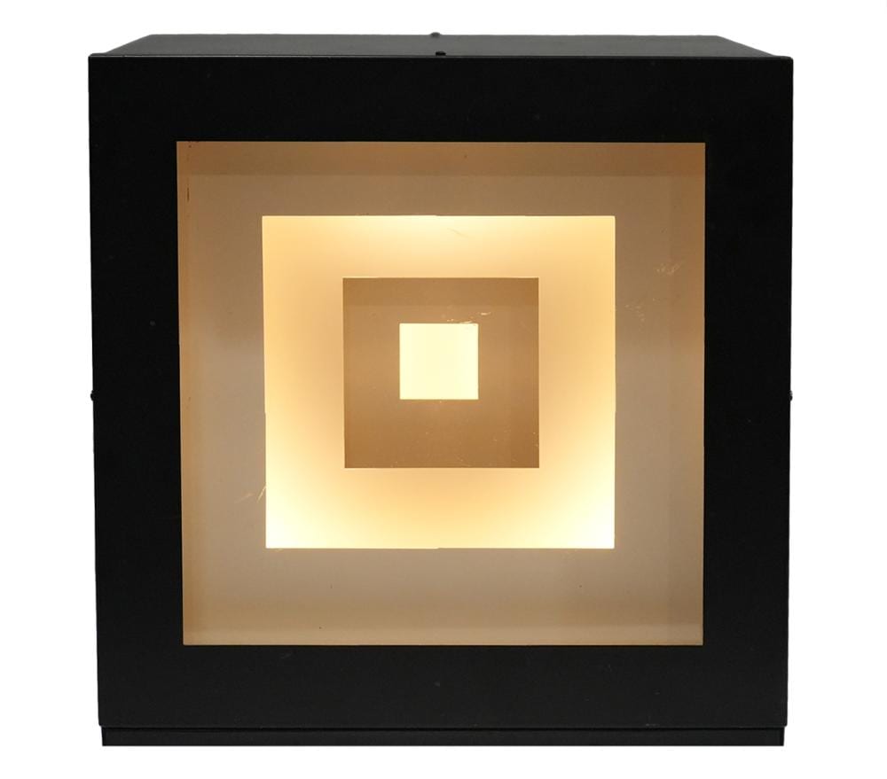 Gregorio Vardanega comparable auction result: gregorio vardanega carres lumineux kinetic art