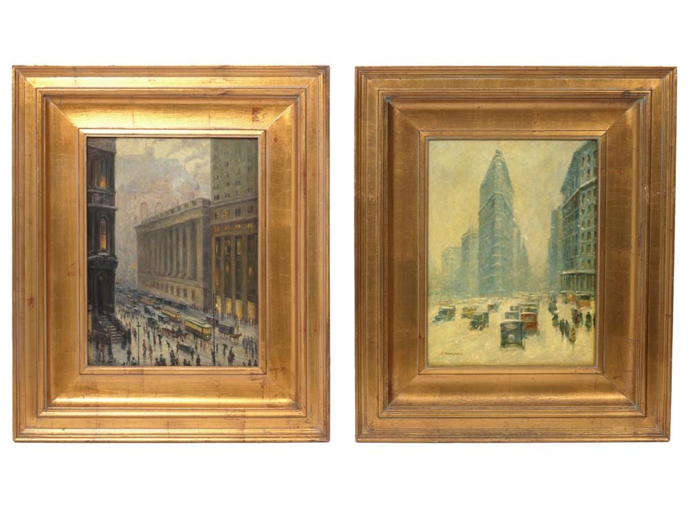 Albert Munghard comparable auction result: 2 albert munghard signed paintings