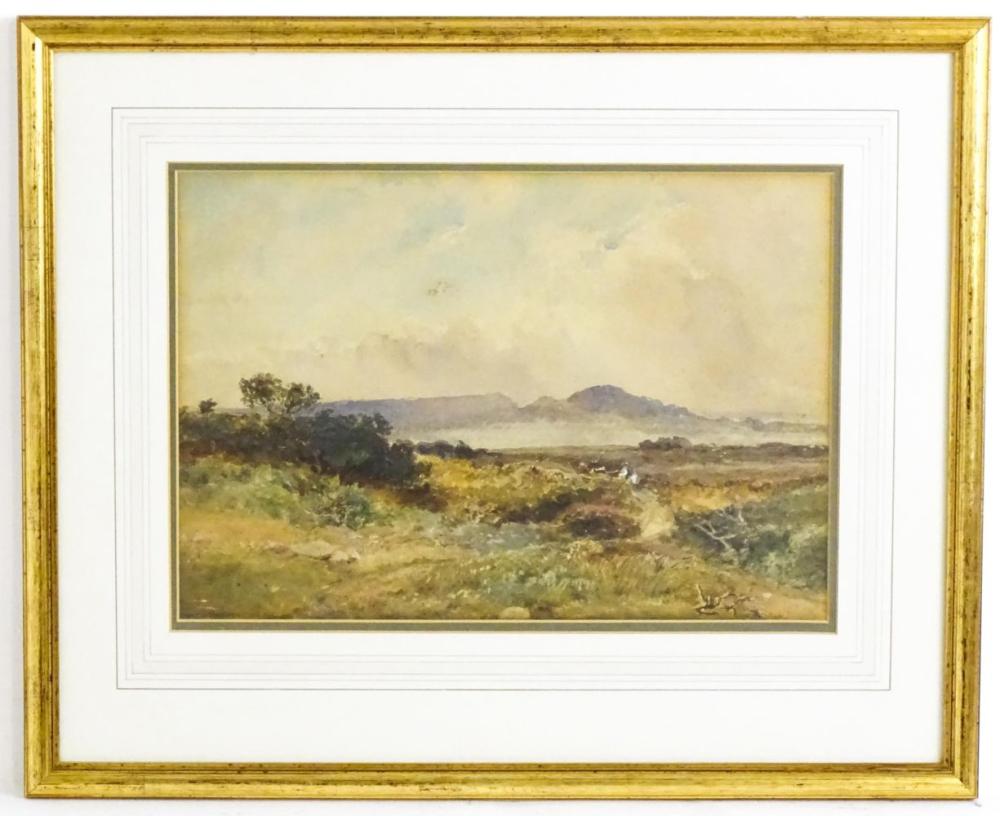 Josiah Wood Whymper comparable auction result: josiah wood whymper 1813 1903 watercolour blac