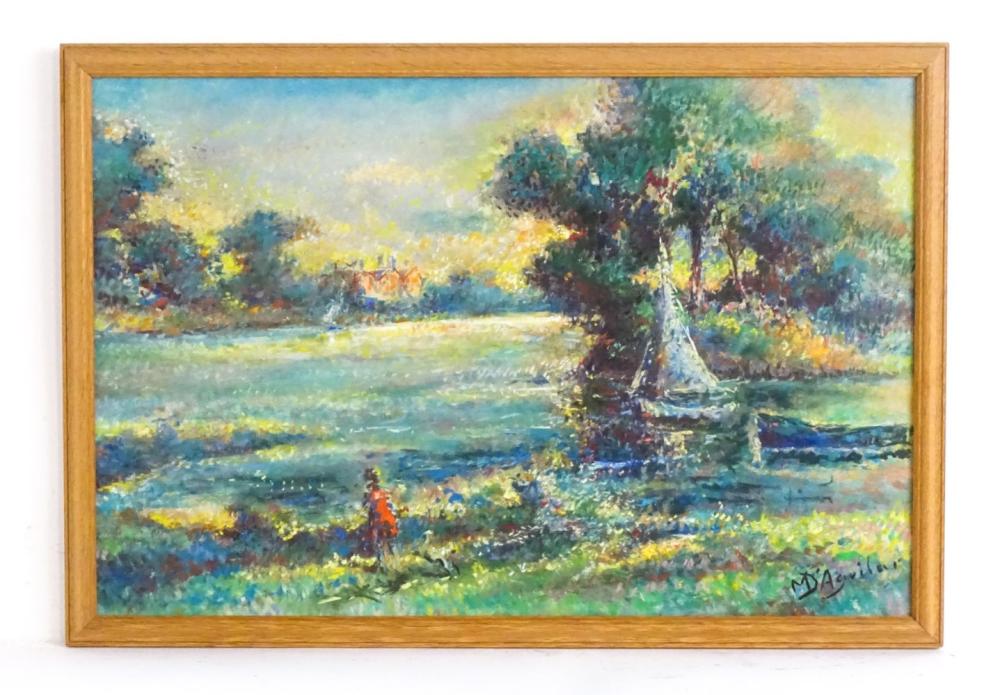 michael d aguilar 1924 2011 pastels a child an · Claydon Auctioneers · 2023-06-26 Michael D'Aguilar comparable auction result: michael d aguilar 1924 2011 pastels a child an
