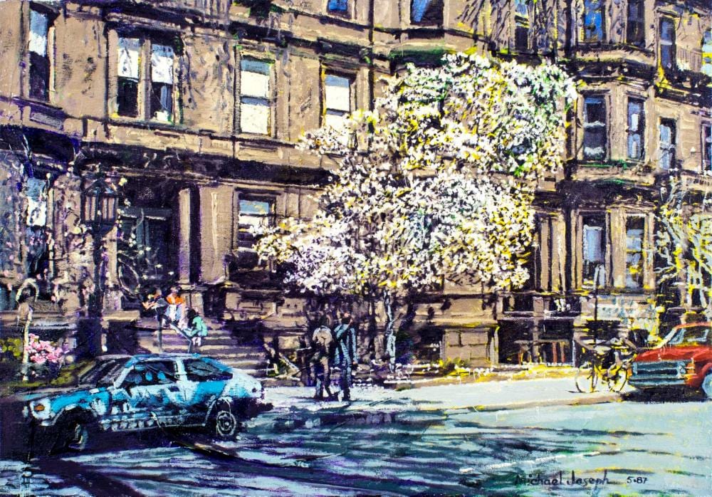 Michael Joseph comparable auction result: michael joseph ca wa ct b 1945 oil painting
