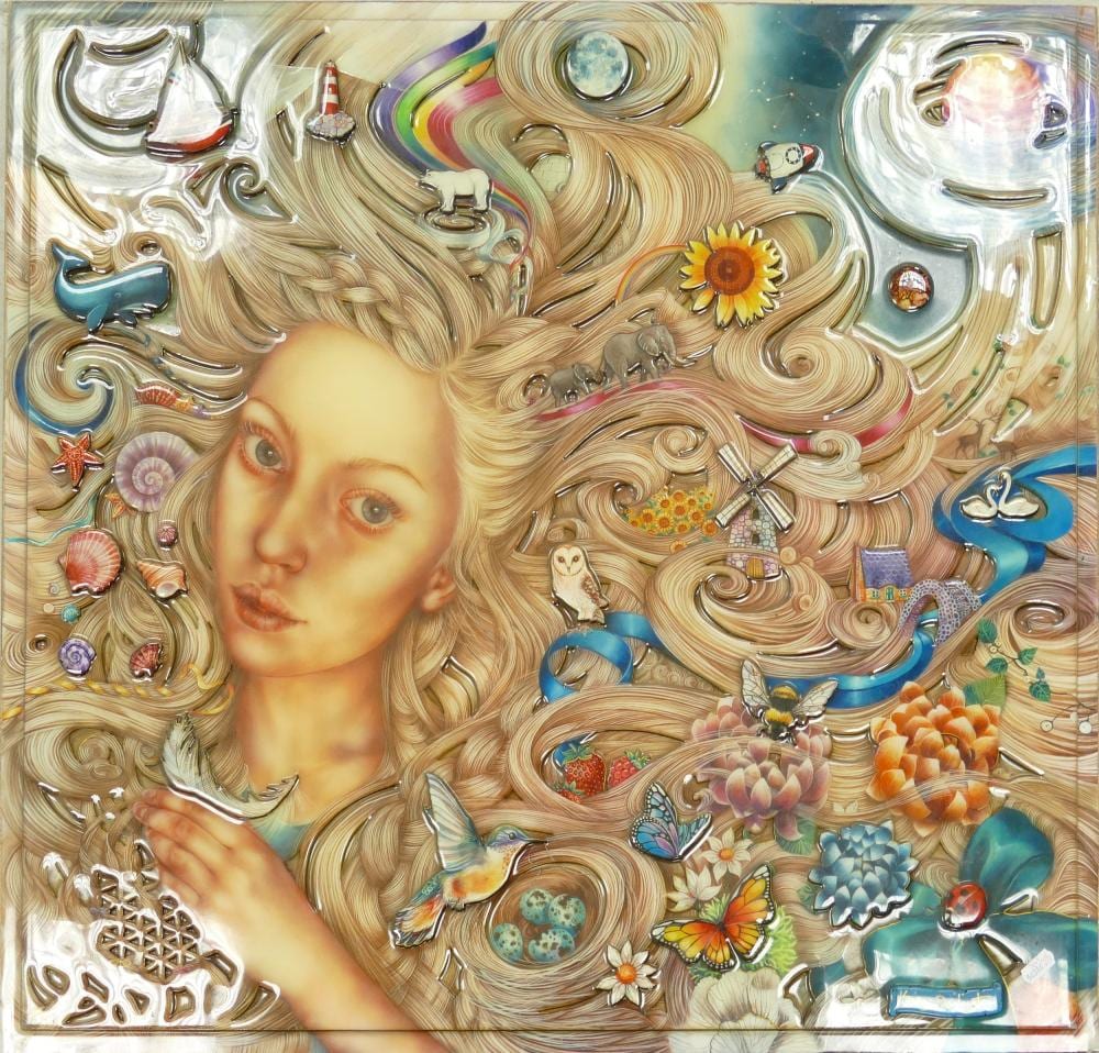Kerry Darlington comparable auction result: kerry darlington welsh b 1964 108 295 titled rapunzel unique edition