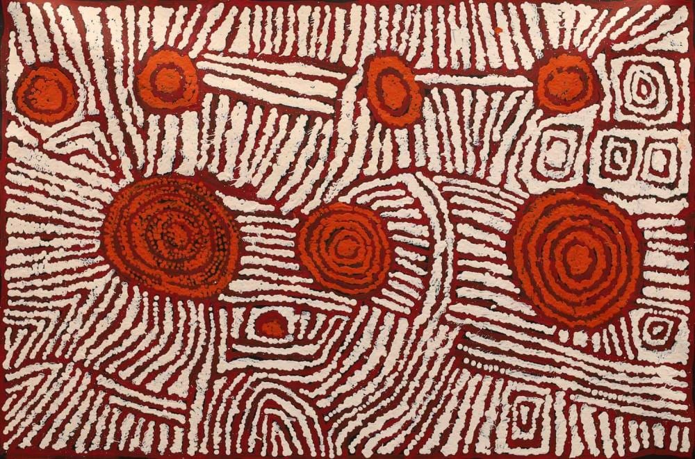Mary Brown Napangardi comparable auction result: mary brown napangardi my country