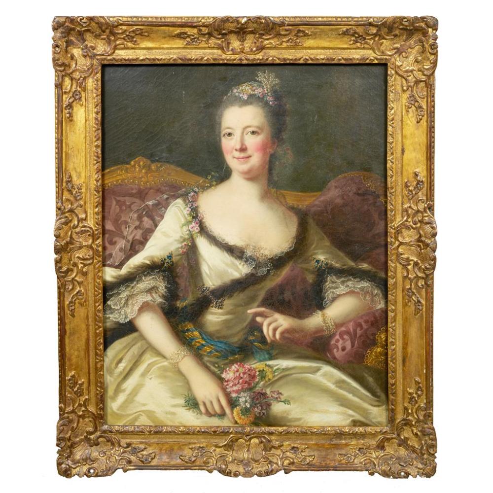 marianne loir vers 1715 1769 portrait de dame en robe de satin bord e de fourrure · Piasa · 2023-06-29 Marianne Loir comparable auction result: marianne loir vers 1715 1769 portrait de dame en robe de satin bord e de fourrure