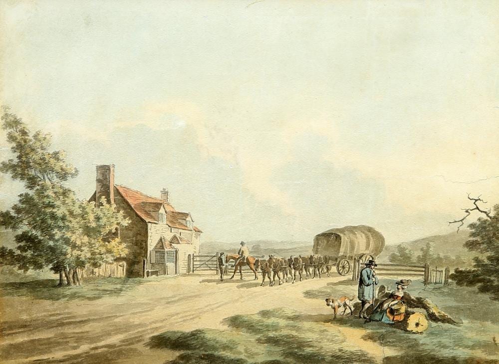 peter le cave 1769 1811 a mule cart and riders in a village · Elstob Auctioneers · 2023-06-17 Peter LaCave comparable auction result: peter le cave 1769 1811 a mule cart and riders in a village