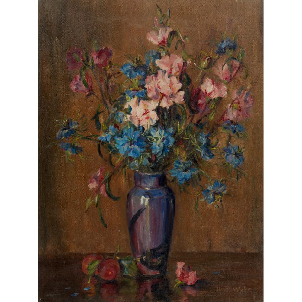 Kate Wylie comparable auction result: kate wylie scottish 1877 1941 still life with nigella