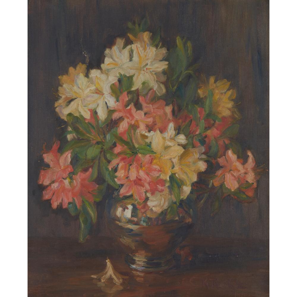 Kate Wylie comparable auction result: kate wylie scottish 1877 1941 still life with lillies