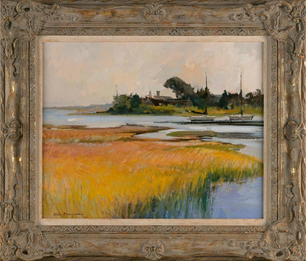 A. Mongeau comparable auction result: alice mongeau massachusetts contemporary house on nauset marsh oil on board 17 5 x 21 5 framed 24 x 27