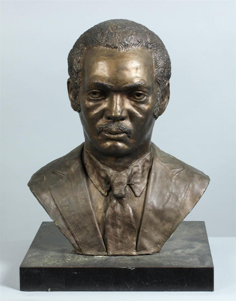 Retha Walden Gambaro comparable auction result: retha walden gambaro native american creek 1917 2013 forton bust of jesse jackson 20 x 16 x 9 1 2 in 50 8 x 40 6 x 24 1 cm