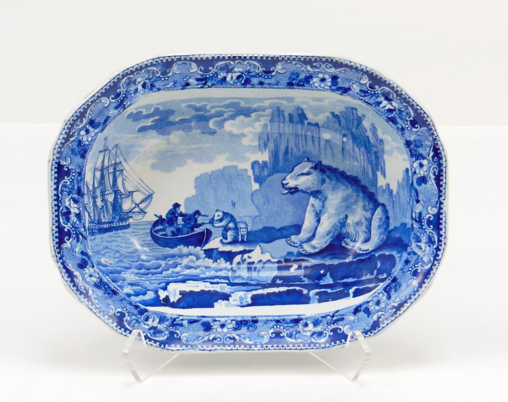 Enoch Wood comparable auction result: enoch wood sons sporting series bear dish