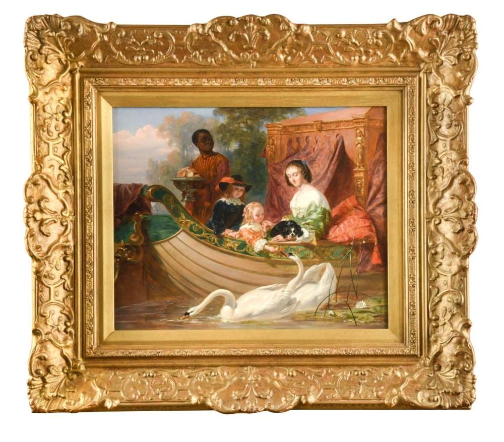 Frederick Goodall, RA (1822-1904) sold by Cheffins, lot 235 — auction record photograph