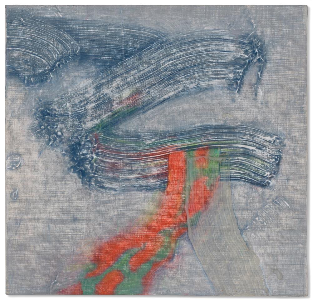 Fabian Marcaccio comparable auction result: fabian marcaccio b 1963 moral promiscuity 2 oil and silicone on collagra