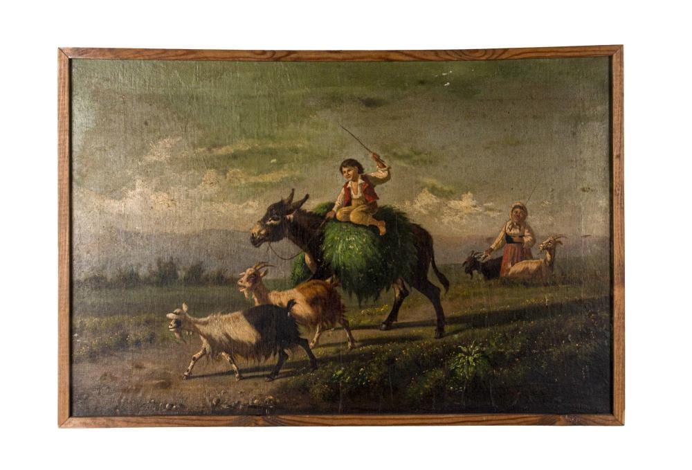 antonio milone attribuito a napoli 1834 napoli 1919 dipinto raffigurante ragazzo su asino olio su tela cm 46x72 con cornice cm 50x76 · Gliubich Casa d'Aste · 2023-07-06 Antonio Milone comparable auction result: antonio milone attribuito a napoli 1834 napoli 1919 dipinto raffigurante ragazzo su asino olio su tela cm 46x72 con cornice cm 50x76