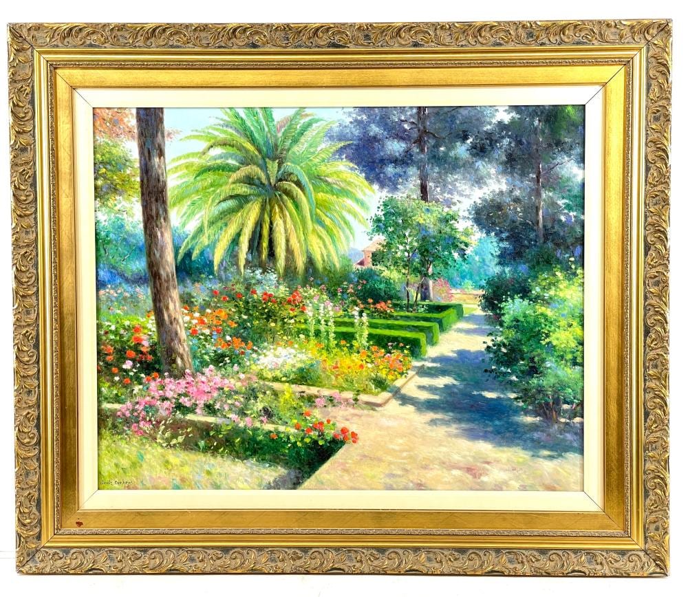 Claude Cambour comparable auction result: claude cambour palmier andalou oil on canvas