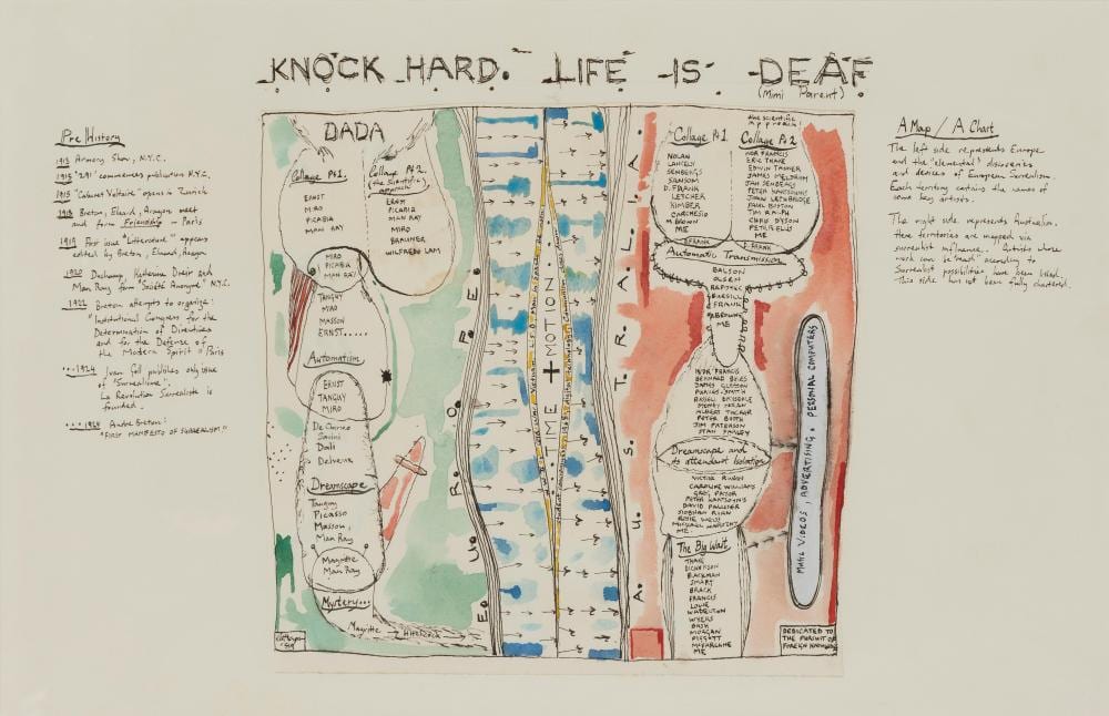 Jon Cattapan comparable auction result: john cattapan born 1956 knock hard life is deaf 1989