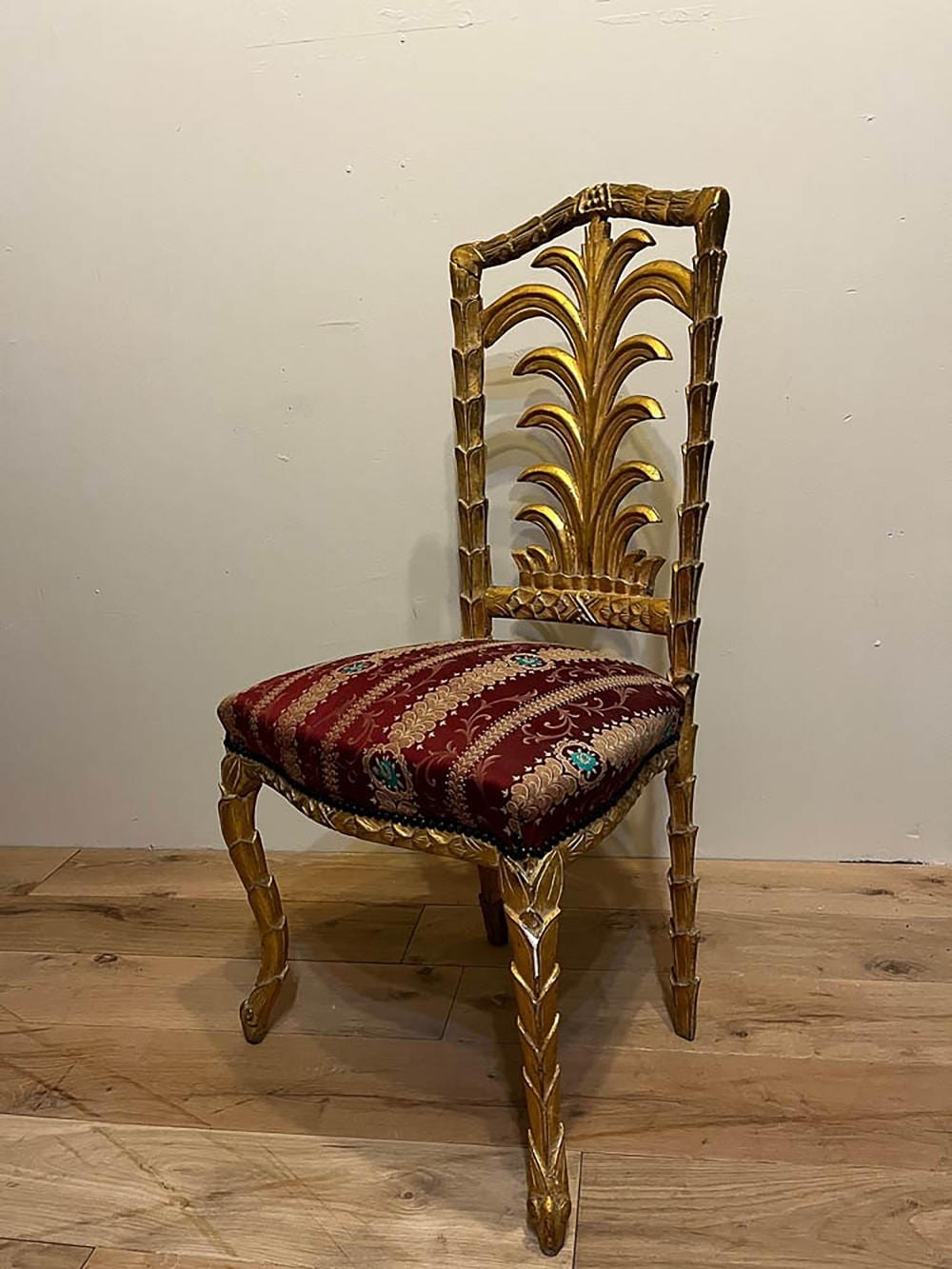 Armand Albert Rateau comparable auction result: armand albert rateau 1882 1938 dans le go t de paire de chaises palmiers en bois dor