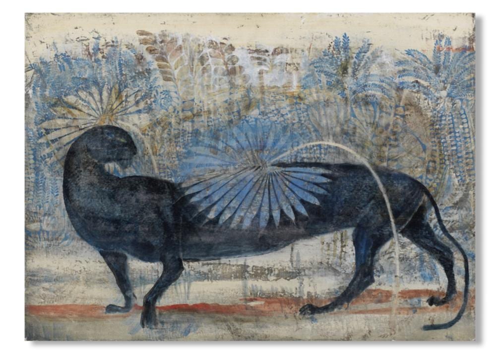 merab abramishvili georgian 1957 2006 black panther unframed · Bonhams · 2023-07-05 MERAB ABRAMISHVILI comparable auction result: merab abramishvili georgian 1957 2006 black panther unframed