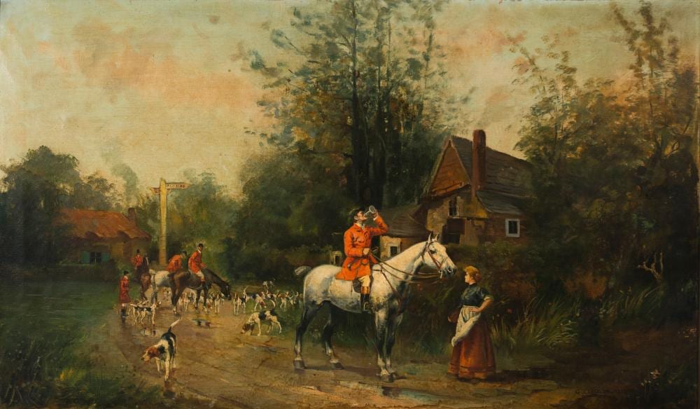 George Clausen comparable auction result: george clausen london 1852 1944