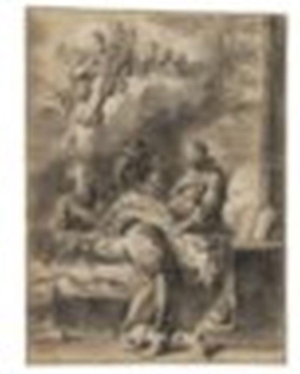 Aureliano Milani comparable auction result: aureliano milani bologna 1675 1749 the death of saint francis after anni